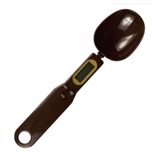 Digitálna lyžica s váhou do 500g / 0,1g čierna