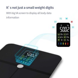 FI2019LB-B Multifunkční osobní váha do 180kg / 50g černá - ✔️ cena, recenze | Mikrovahy.cz