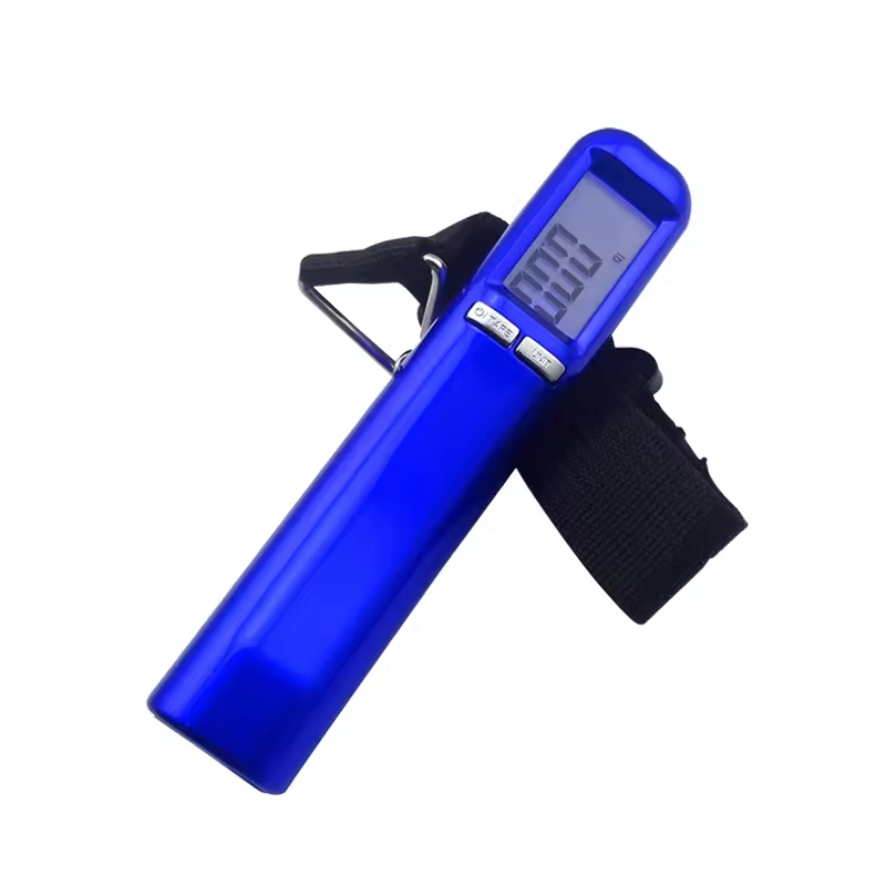 Váha na zavazadla NS-8 do 40 kg s popruhem modrá - ✔️ cena, recenze | Mikrovahy.cz