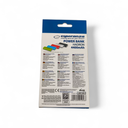 Esperanza EMP105K Powerbanka 4400mAh - černá - ✔️ cena, recenze | Mikrovahy.cz