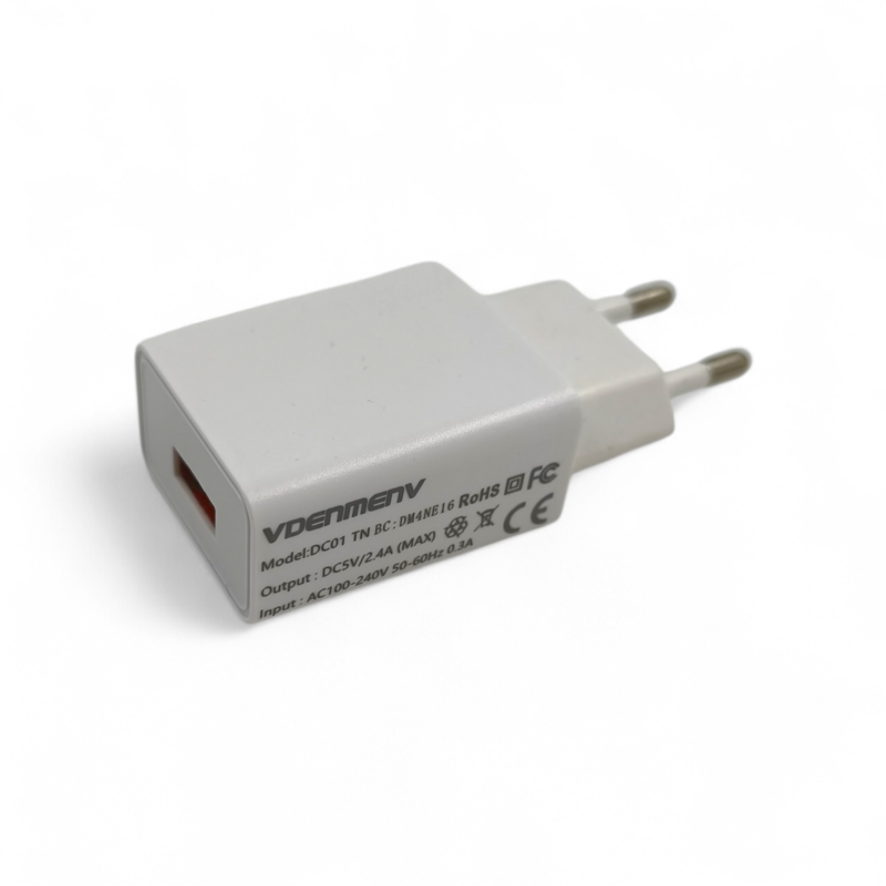 VDENMENV Síťová nabíječka USB-A 5V/2,4A - ✔️ cena, recenze | Mikrovahy.cz