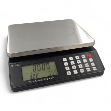 SF-202A Kontrolní váha s výpočtem ceny s funkcí počítání kusů do 30kg/1g - ✔️ cena, recenze | Mikrovahy.cz