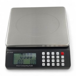 SF-202A Kontrolní váha s výpočtem ceny s funkcí počítání kusů do 30kg/1g - ✔️ cena, recenze | Mikrovahy.cz