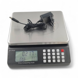 SF-202A Kontrolní váha s výpočtem ceny s funkcí počítání kusů do 30kg/1g - ✔️ cena, recenze | Mikrovahy.cz